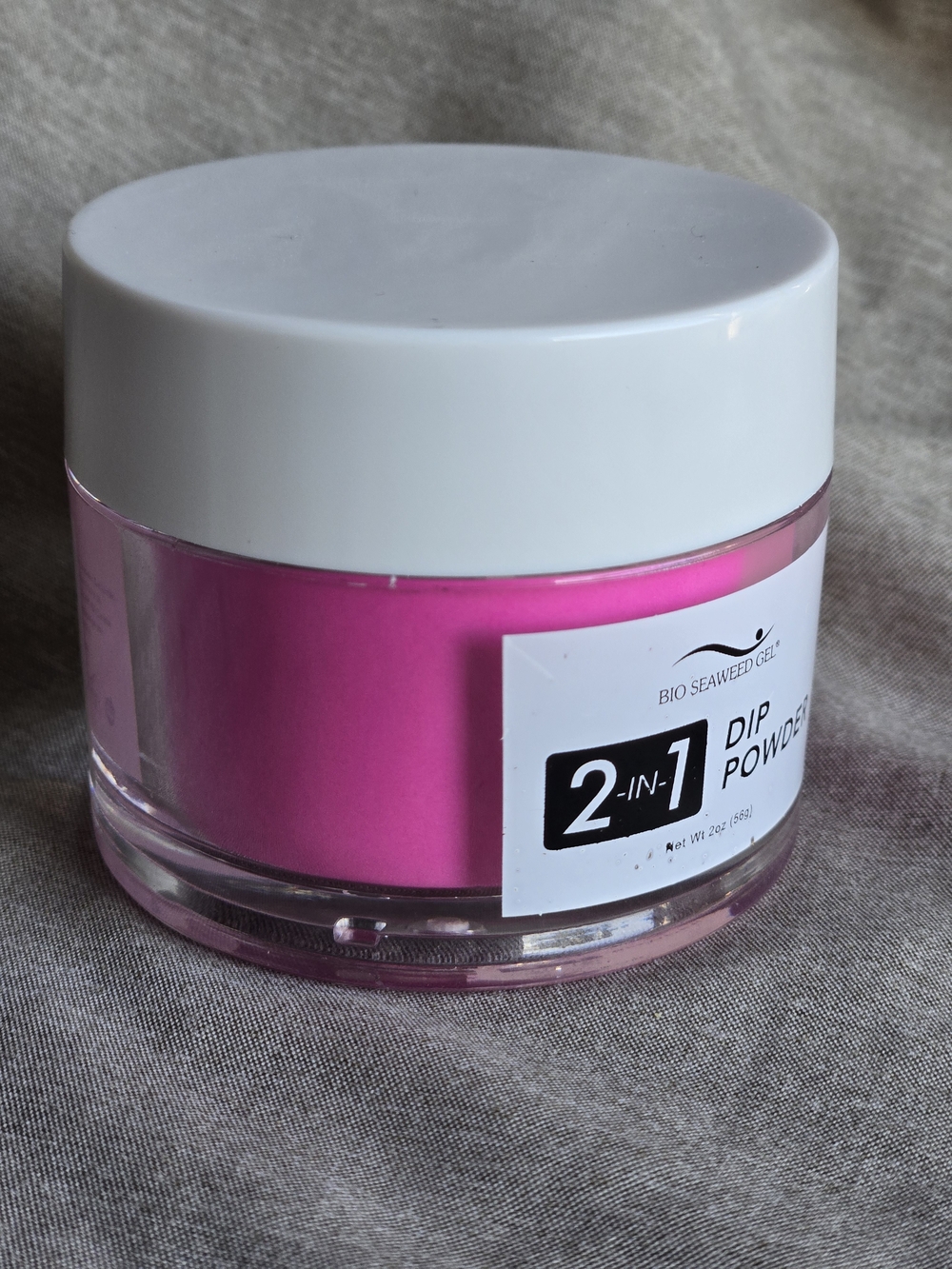 ✨ Bio Seaweed Gel 2-in-1 Dip Powder - 10 Tulip (Bright Pink) ✨